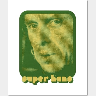 Super Hans / Retro Style Fan Art Design Posters and Art